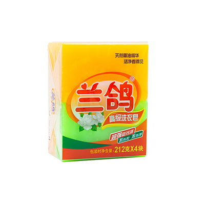 兰鸽212X4四联洗衣皂
